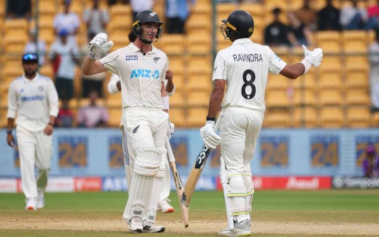 New Zealand secures 1st test victory over India, ending 36-Yr drought